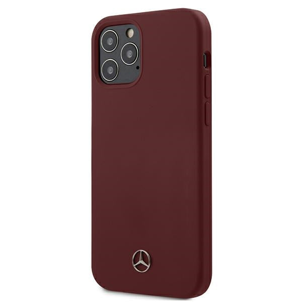 Mercedes Silicone Line Case for iPhone 12 / iPhone 12 Pro - Red