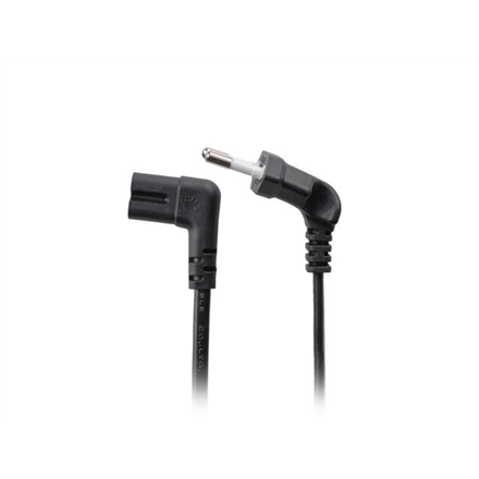 Lanberg CEE 7/16 to EC 320 C7 Euro (radio) power cord 1.8m angled VDE | CA-C7CA-12CC-0018-BK