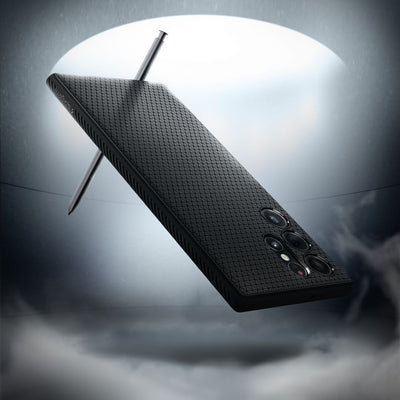 Spigen Liquid Air Case for Samsung Galaxy S22 Ultra - Matte Black
