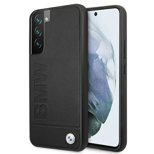 BMW Signature Logo Imprint Case for Samsung Galaxy S22+ - Black