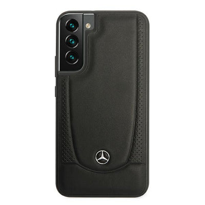 Mercedes Leather Urban Line Case for Samsung Galaxy S22+ - Black