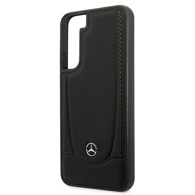 Mercedes Leather Urban Line Case for Samsung Galaxy S22+ - Black