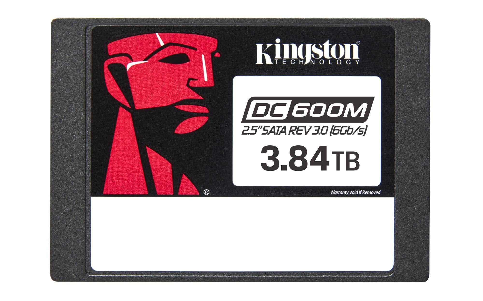 SSD KINGSTON 7008xTBW rating MTBF 2000000 h Read speed 560 MB/s Write speed 530 MB/s Serial ATA III 2.5" 3840 GB DC600M SEDC600M/3840G