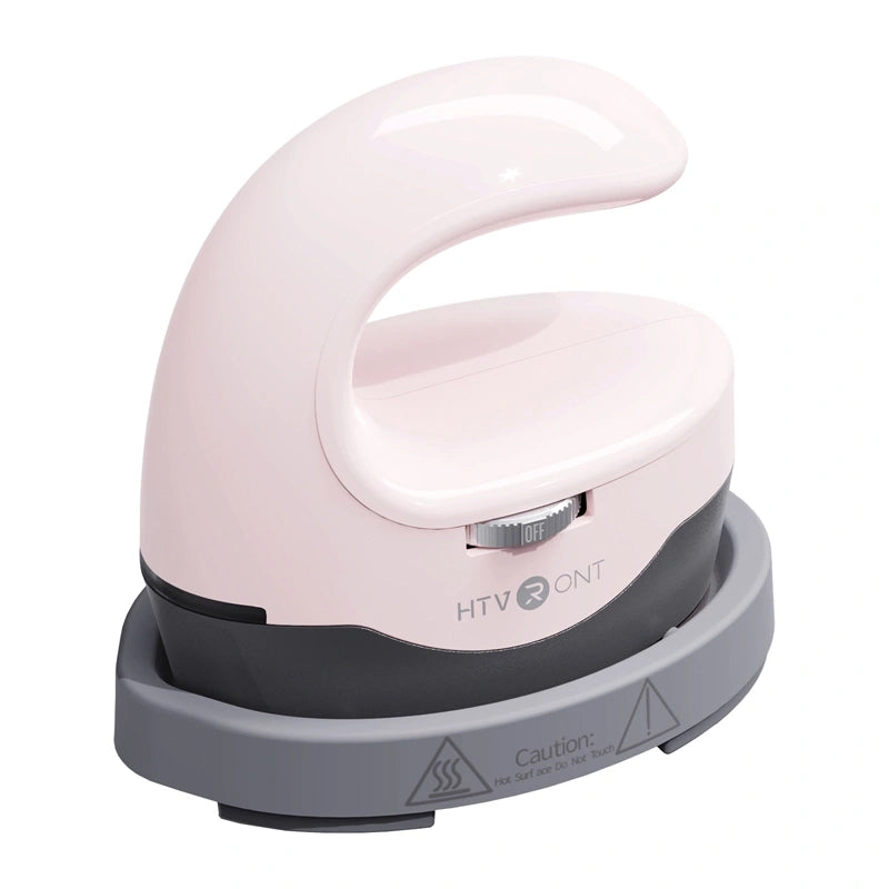 HTVRONT HPM02 Mini4 Heat Transfer Press (Pink) - Image 1