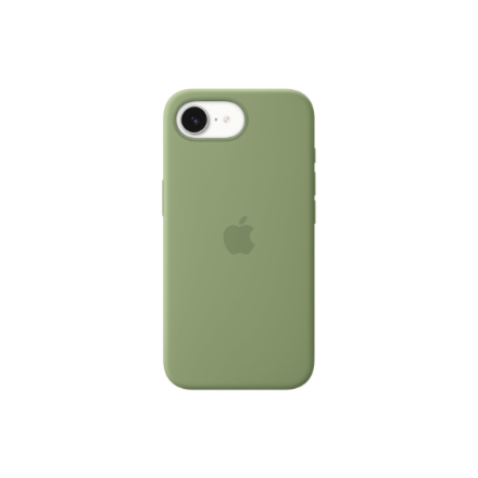 Apple iPhone 17e Silicone Case with MagSafe – Light Moss | Apple