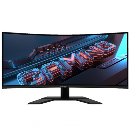 Gigabyte | GS34WQC A | 34 " | SS VA | WQHD | 120 Hz | 1 ms | 3440 x 1440 pixels | 300 cd/m² | HDMI ports quantity 1