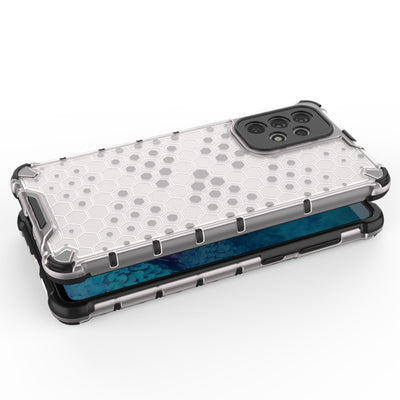 Honeycomb case armored cover with a gel frame for Samsung Galaxy A73 black — Hurtel