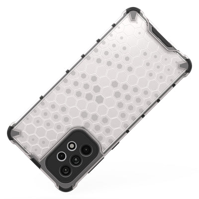 Honeycomb case armored cover with a gel frame for Samsung Galaxy A73 transparent — Hurtel