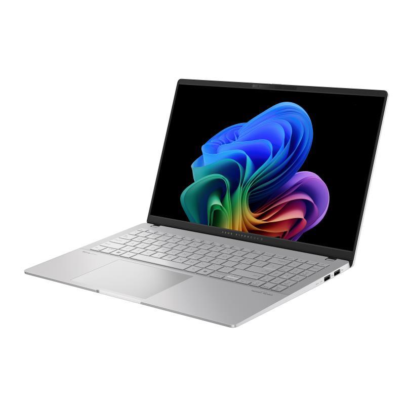 Notebook ASUS VivoBook S S5507QA-MA112W CPU Snapdragon X1E78100 3400 MHz 15.6" 2880x1620 RAM 32GB LPDDR5x SSD 1TB Qualcomm Adreno Integrated ENG Card Reader micro SD Windows 11 Home Silver 1.5 kg 90NB14Q2-M00ES0