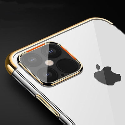 Clear Color case gel cover case with metallic frame Xiaomi Redmi Note 11 Pro 5G / 11 Pro blue — Hurtel
