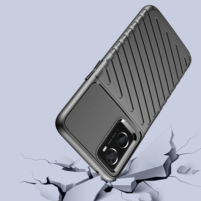 Thunder Case flexible armored cover for Oppo A76 / Oppo A36 / Realme 9i black — Hurtel