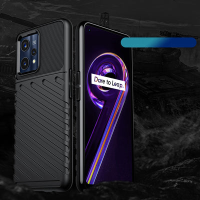 Thunder Case Flexible armored cover for Realme 9 Pro + (9 Pro Plus) black — Hurtel