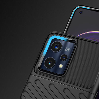 Thunder Case Flexible armored cover for Realme 9 Pro + (9 Pro Plus) black — Hurtel