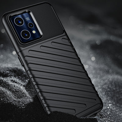 Thunder Case Flexible armored cover for Realme 9 Pro + (9 Pro Plus) black — Hurtel