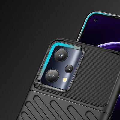 Thunder Case flexible armored cover Realme 9 Pro black — Hurtel