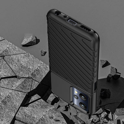 Thunder Case flexible armored cover Realme 9 Pro black — Hurtel