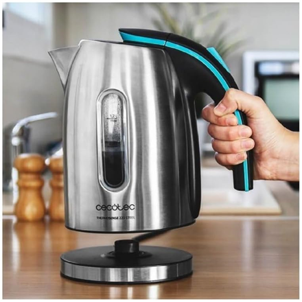 Cecotec Kettle | ThermoSense 220 Steel | Electric | 1630 W | 1.2 L | Stainless Steel | 360° rotational base | Stainless 