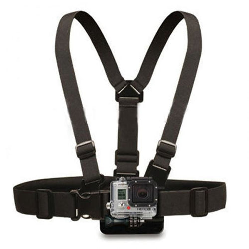 Chest Mount - Chest Harness for GoPro SJCAM Sports Cameras - Black — Hurtel