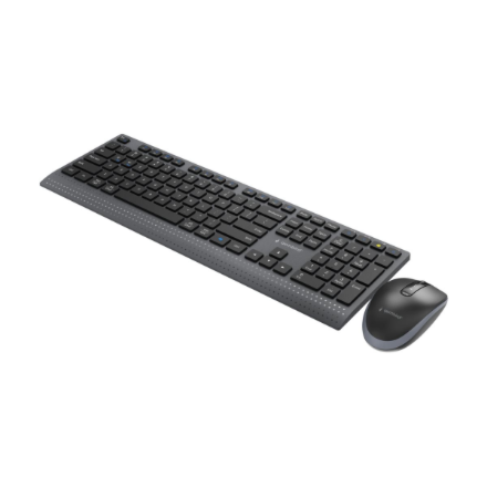 Gembird KBS-WPS-02 | Keyboard and Mouse Set | Wireless | US | Bluetooth | Black