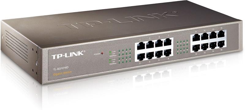 Switch TP-LINK 16x10Base-T / 100Base-TX / 1000Base-T TL-SG1016D