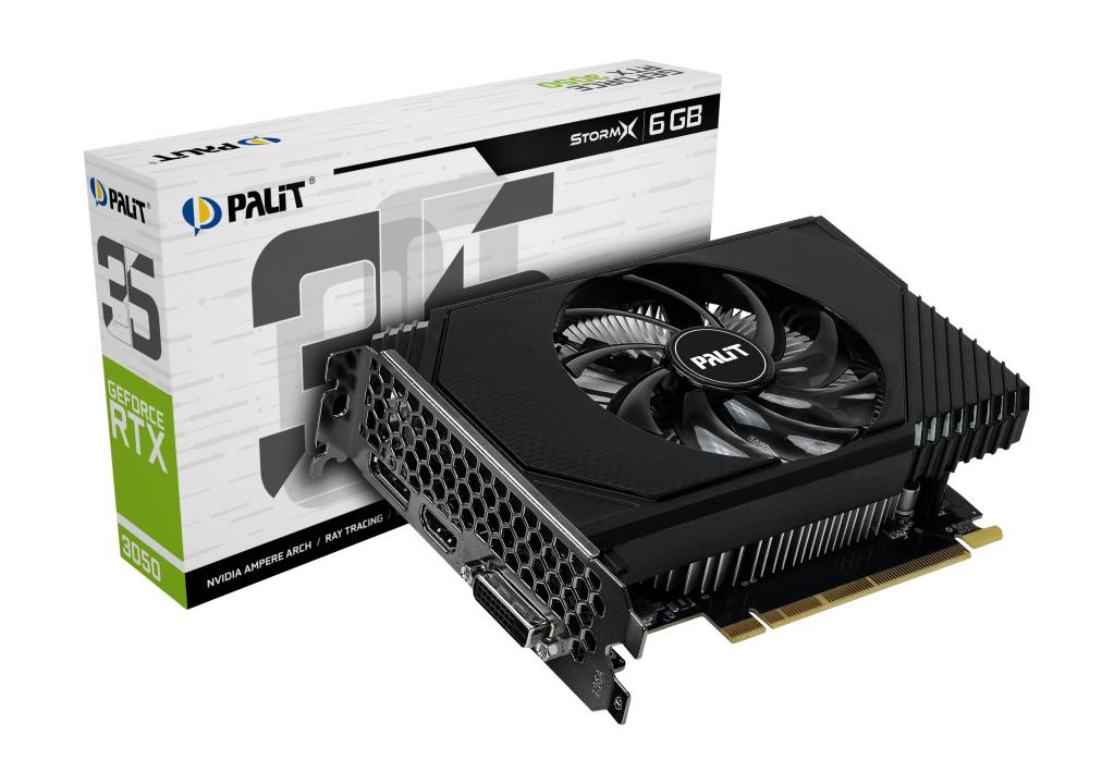 Graphics Card PALIT NVIDIA GeForce RTX 3050 1042 MHz 6 GB GDDR6 96 bit PCI Express 4.0 Active NE63050018JE-1072F