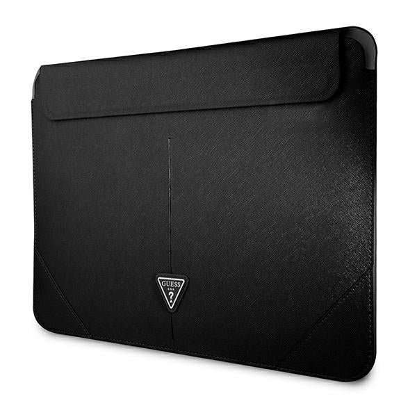 Guess Saffiano Triangle Logo case for a 14" laptop - black