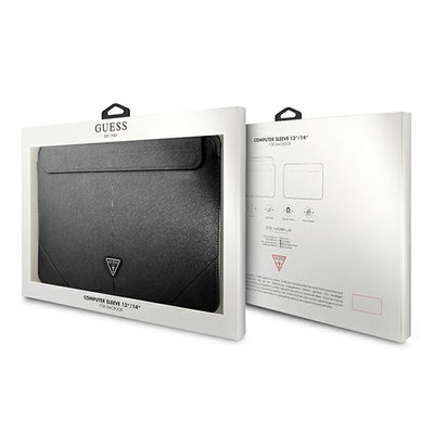 Guess Saffiano Triangle Logo case for a 14" laptop - black