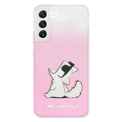 Karl Lagerfeld Choupette Eat Case for Samsung Galaxy S22+ - Pink