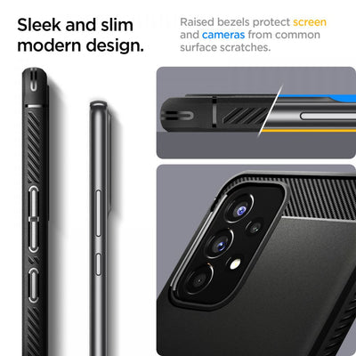 Spigen Rugged Armor Case for Samsung Galaxy A53 5G - Matte Black