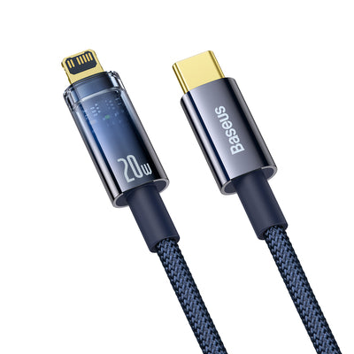 Baseus CATS000003 Lightning - USB-C cable 20W 480Mb/s 1m - blue