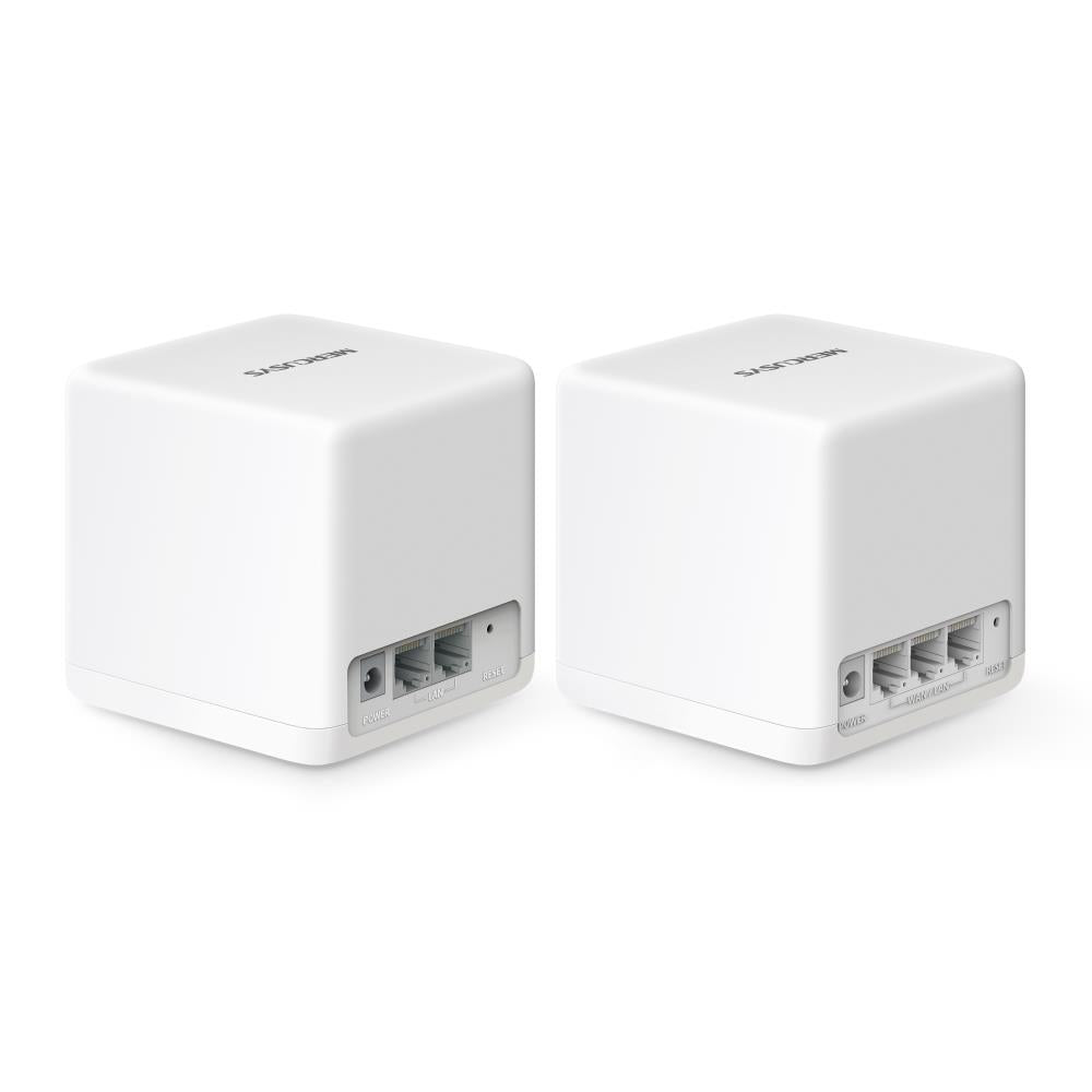 Wireless Router MERCUSYS Wireless Access Point / Router 2-pack 1500 Mbps Mesh IEEE 802.3ac IEEE 802.11a IEEE 802.11b IEEE 802.11g IEEE 802.11n IEEE 802.11ax 2x10/100/1000M LAN \ WAN ports 3 HALOH60X(2-PACK)