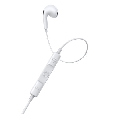 Baseus Encok H17 3.5mm minijack wired headphones white (NGCR020002)