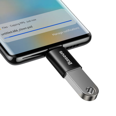 Baseus Ingenuity Series USB-C to USB-A 10Gb/s adapter - black