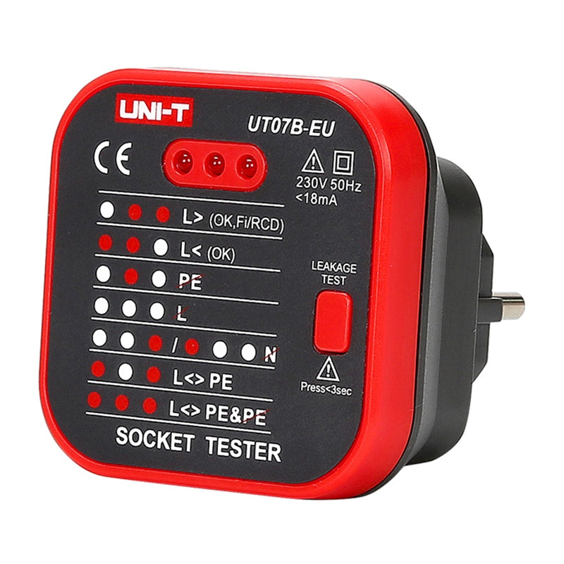 UNI-T UT07B-EU power outlet tester - Image 1