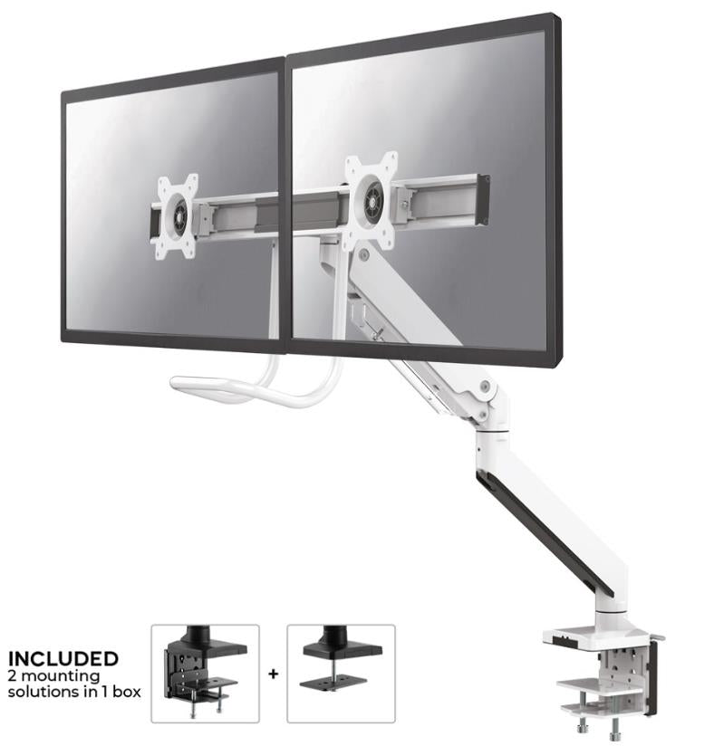 MONITOR ACC DESK MOUNT 10-32"/NM-D775DXWHITE NEOMOUNTS