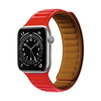 Magnetic Strap Magnetic Strap Bracelet for Apple Watch 45mm - Red — Hurtel