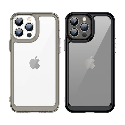 Outer Space Case for iPhone 12 Pro Max hard cover with gel frame blue — Hurtel