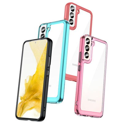 Outer Space Case Cover for Samsung Galaxy S22 + (S22 Plus) Hard Cover with Gel Frame Red — Hurtel