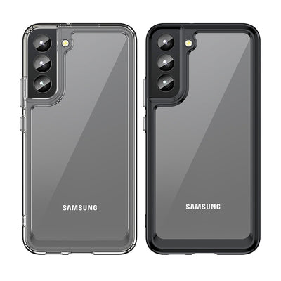 Outer Space Case Cover for Samsung Galaxy S22 + (S22 Plus) Hard Cover with Gel Frame Red — Hurtel