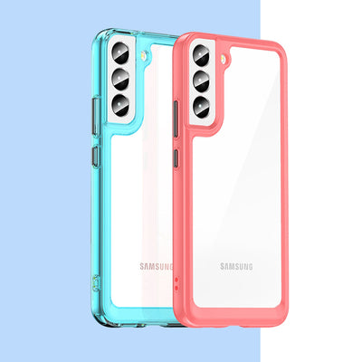 Outer Space Case Case for Samsung Galaxy S22 + (S22 Plus) Hard Cover with Gel Frame Transparent — Hurtel