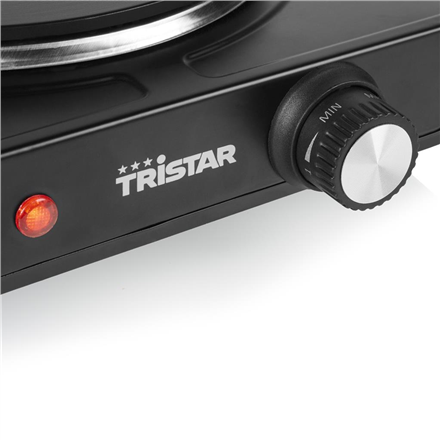 Tristar Table hob | KP-6151 | Number of burners/cooking zones 1 | Electric | Black