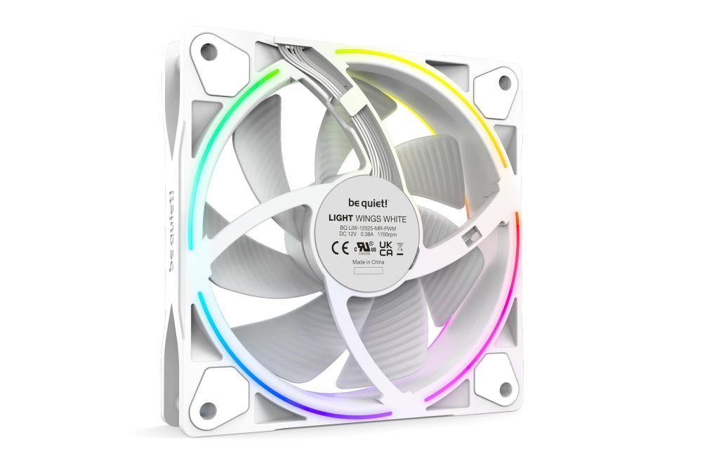 CASE FAN 120MM LIGHT WINGS PWM/WHITE PWMBL100 BE QUIET