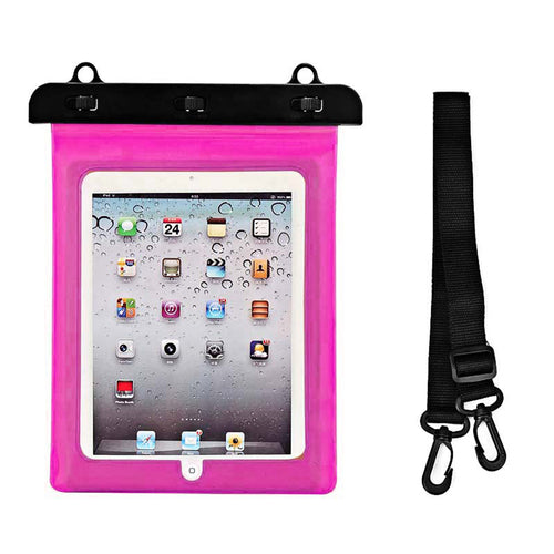 Waterproof PVC tablet case - pink — Hurtel