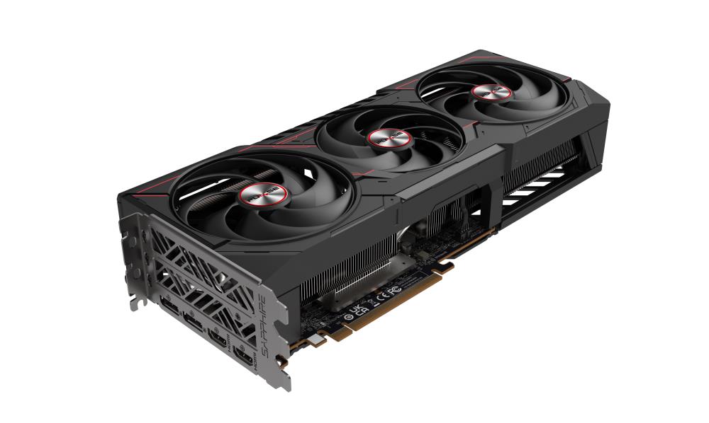 Graphics Card SAPPHIRE AMD Radeon RX 9070 XT 16 GB GDDR6 256 bit PCIE 5.0 16x Triple slot Fansink 2xHDMI 2xDisplayPort 11348-03-20G