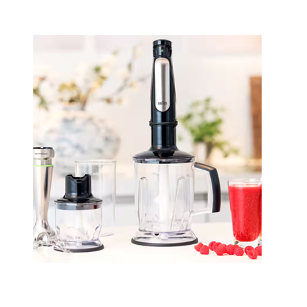 Braun | MultiQuick 7 Hand Blender | MQ 7045X | Hand Blender | 1000 W | Number of speeds 6 | Chopper | Black/Stainless st