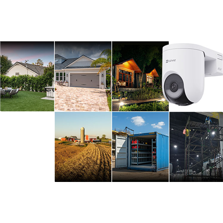 EZVIZ HB8 Lite 4G | PT Battery Camera | Dome | 4 MP | 4mm/F1.6 | IP65 | H.265/H.264 | MicroSD, max. 512 GB