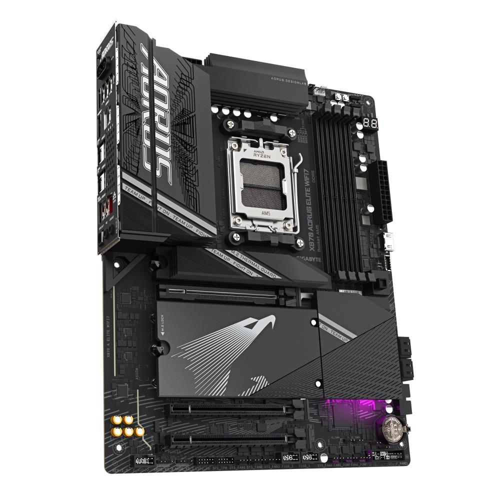 Mainboard GIGABYTE AMD X870 SAM5 ATX Memory DDR5 Memory slots 4 X870AELITEWIFI71.1