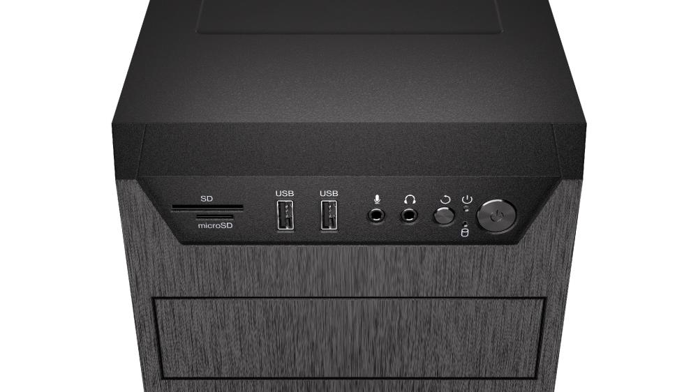 Case ENDORFY Armis 100 Solid Not included ATX MicroATX MiniITX Colour Black EY2A015