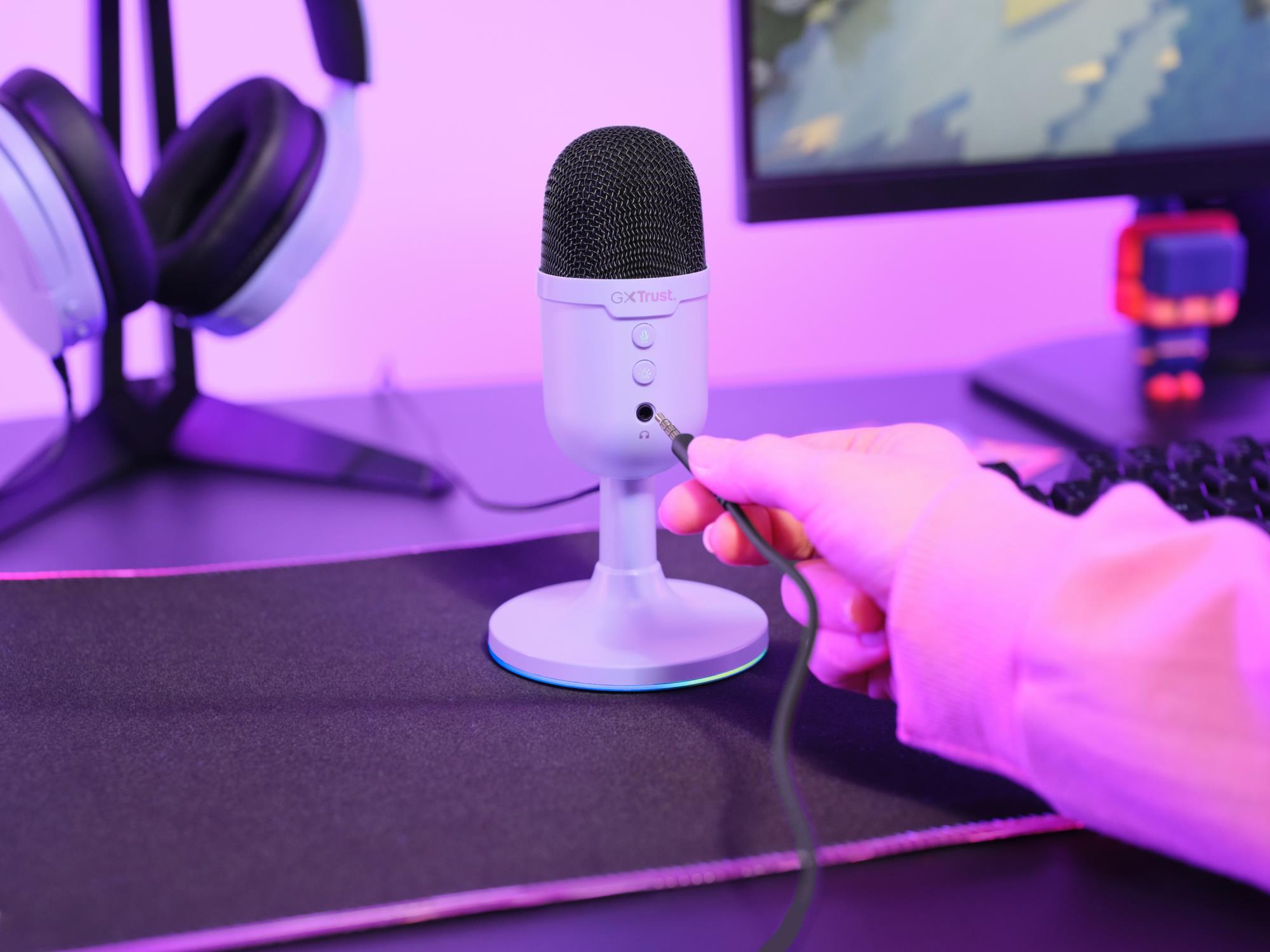MICROPHONE GXT234P YUNIX USB/PURPLE 25375 TRUST
