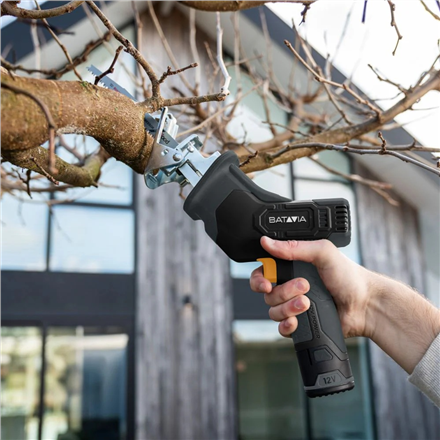 Batavia B.V. | 12V Cordless Reciprocating Saw - Fixxpack 2.0 Set (incl. 2.0Ah Battery & USB-C charging Cable)